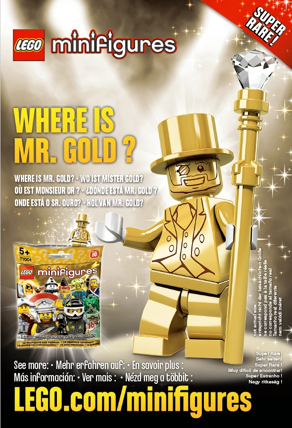 Promocyjna grafika z Mr Gold - zestaw LEGO® 71001