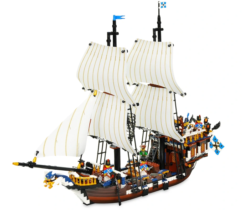 Statek żołnierzy Admirals Eagle z klocków LEGO®