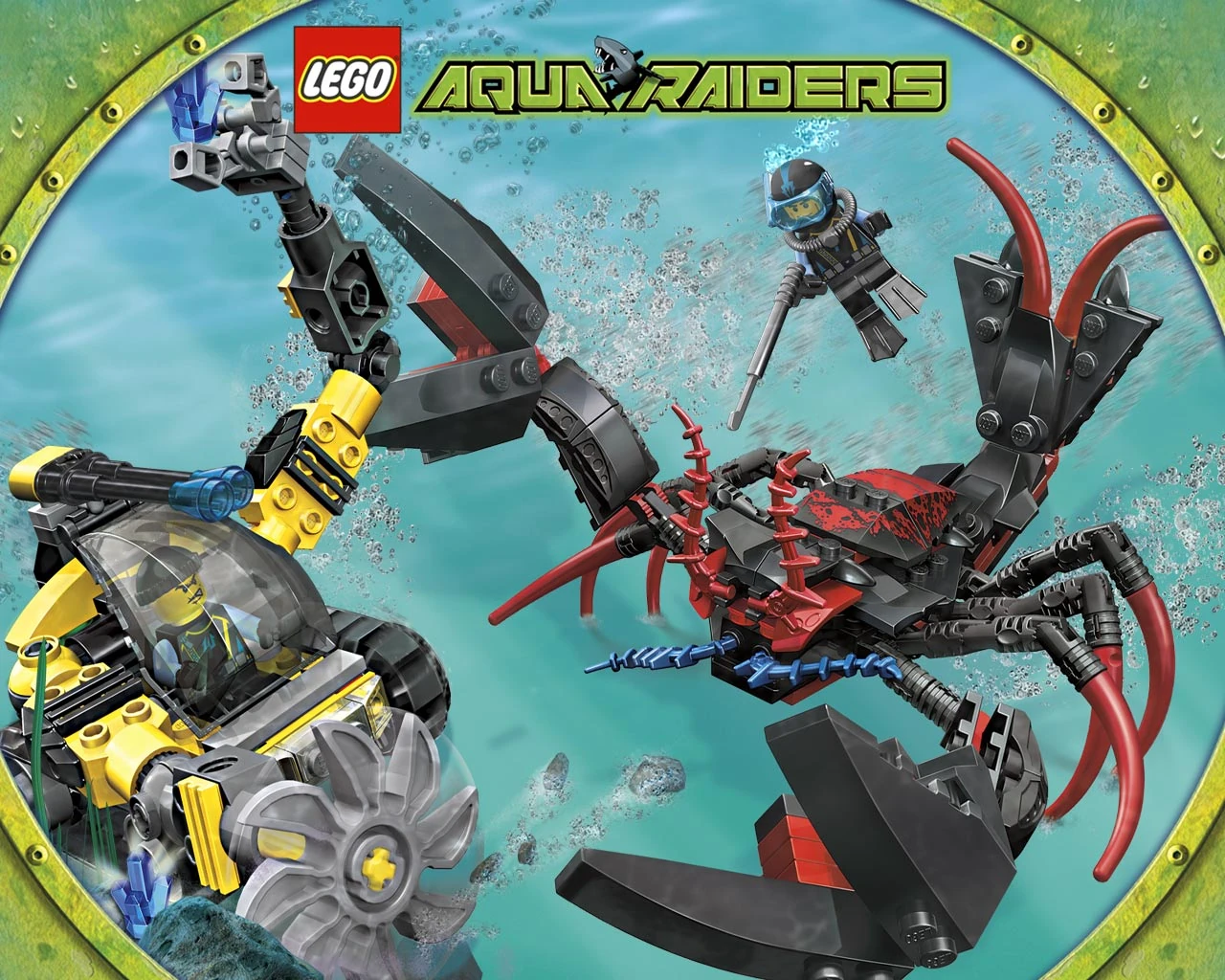 Zdjęcie zestawu 7772 z serii LEGO® Aqua Raiders – Atak homara