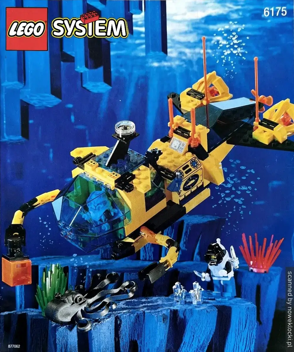 Zdjęcie zestawu 6175 z serii LEGO® Aquazone – Wykrywacz Kryształów Akwanautów