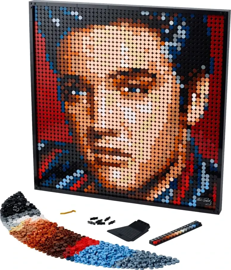 Obraz Elvisa Presleya z serii LEGO® Art