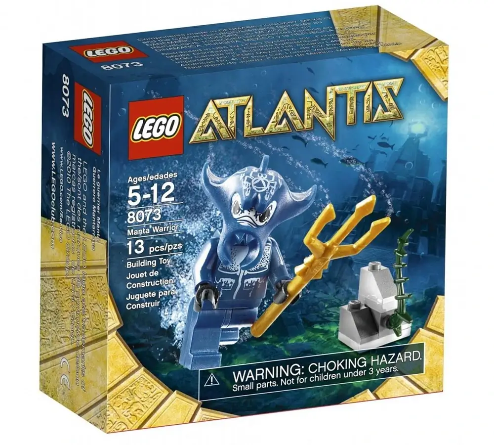 Pudełko zestawu 8073 z serii LEGO® Atlantis – Wojownik Manta