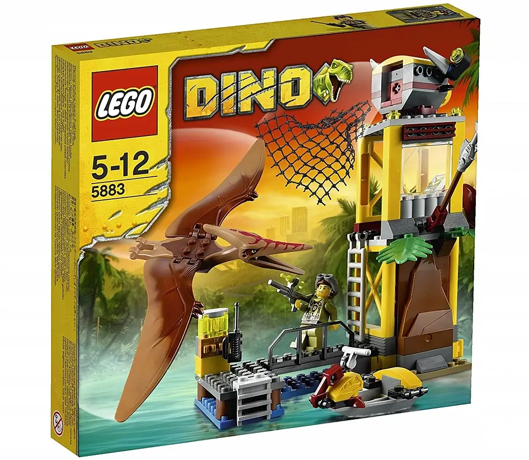 Pudełko zestawu 5883 z serii LEGO® Dino – Wieża pteranodona