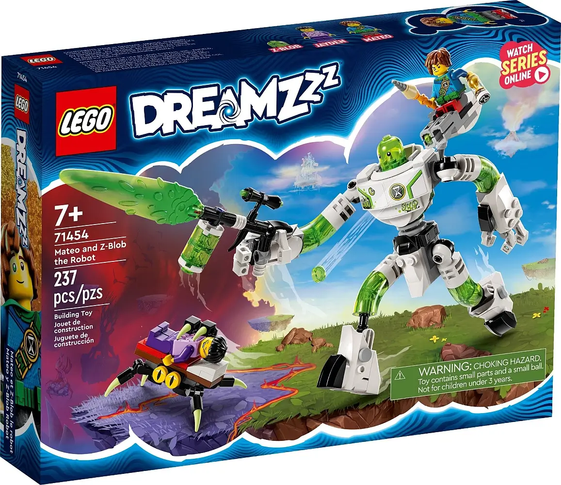 Pudełko zestawu 71454 z serii DREAMZzz™ – Mateo i robot Z-Blob