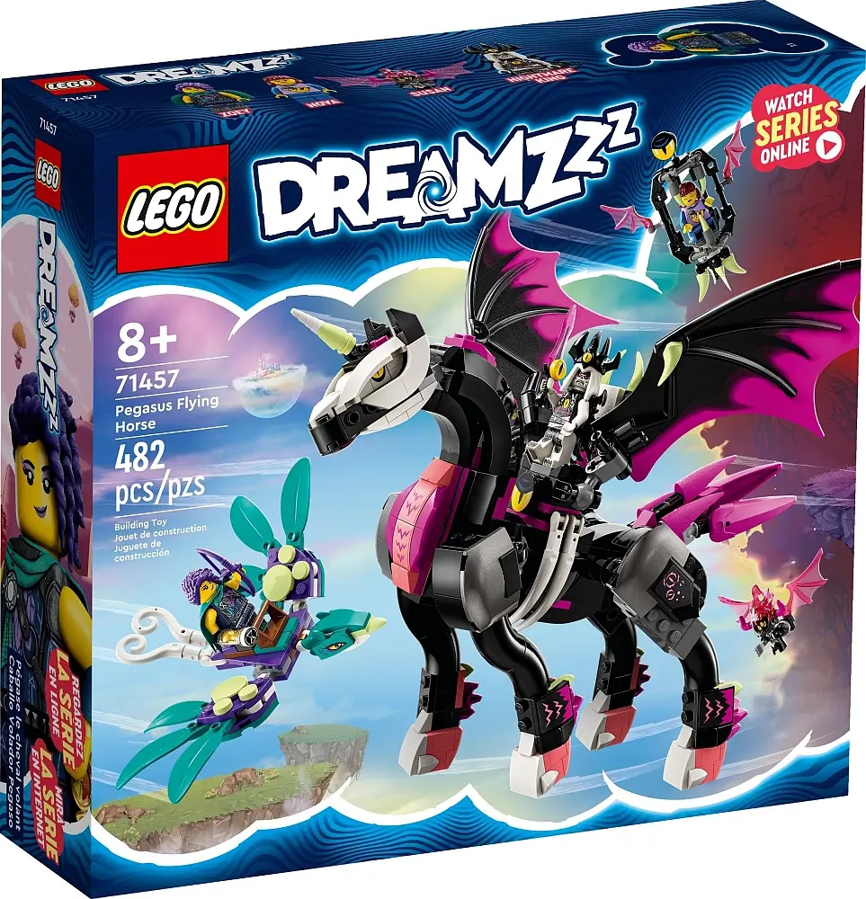 Pudełko zestawu 71457 z serii DREAMZzz™ – Latający koń Pegasus 