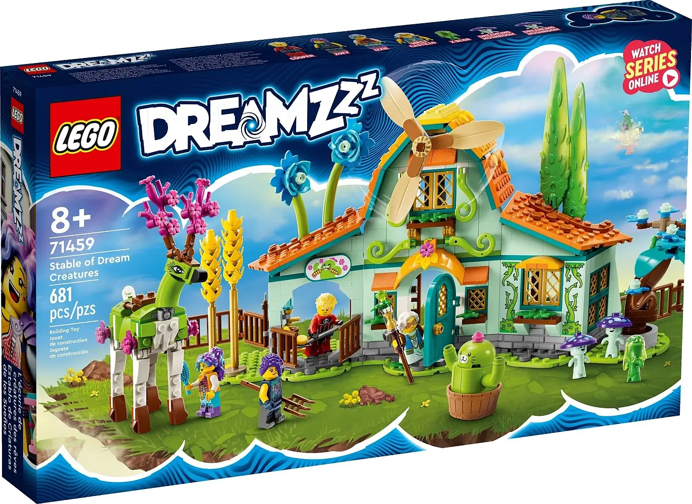Pudełko zestawu 71459 z serii DREAMZzz™ – Stajnia fantastycznych stworzeń 