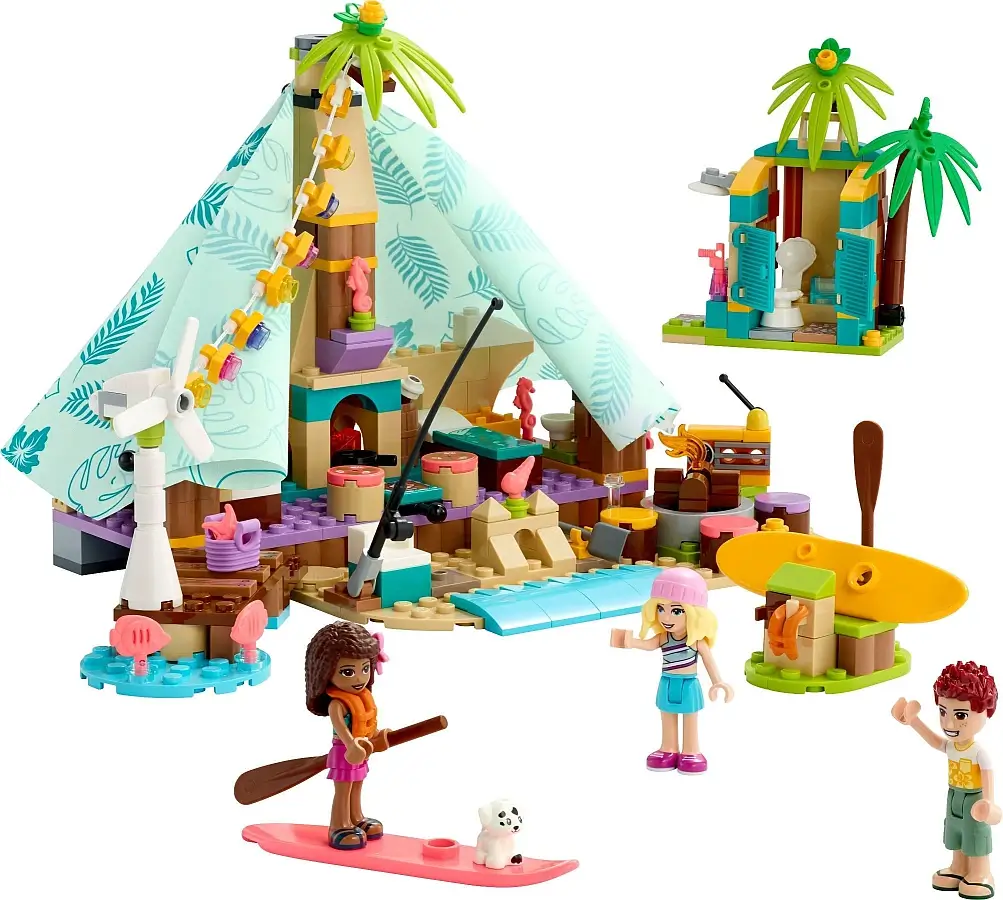 Luksusowy kemping na plaży z serii LEGO® Friends™
