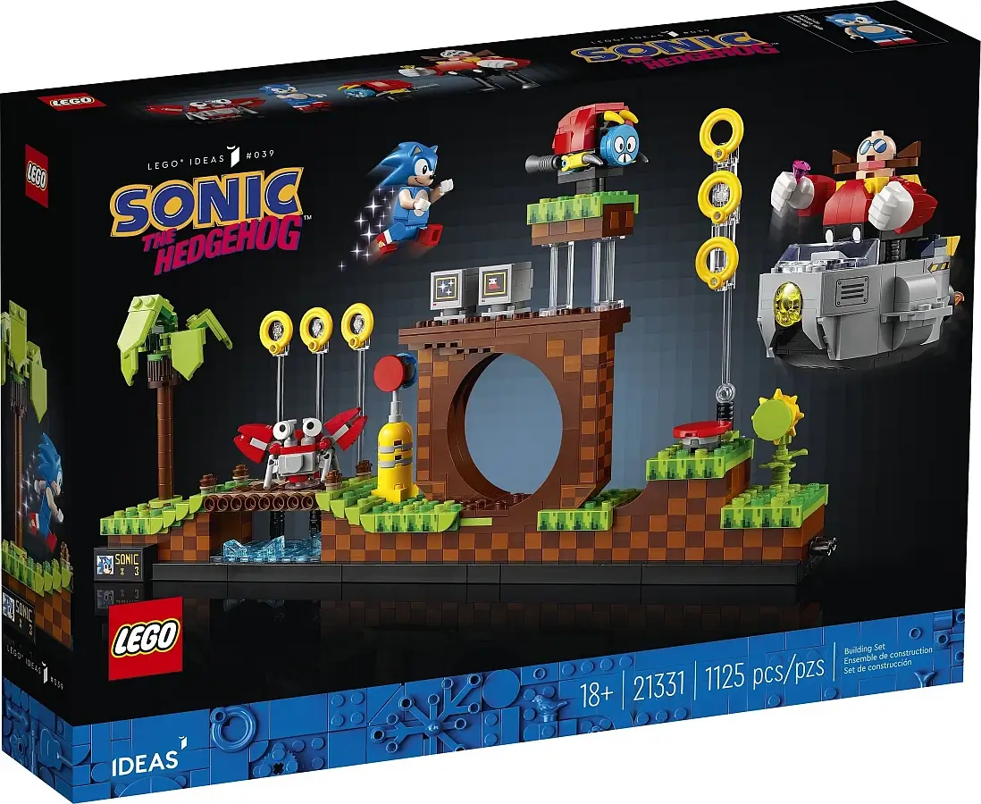 Pudełko zestawu 21331 z serii Ideas – Sonic the Hedgehog™