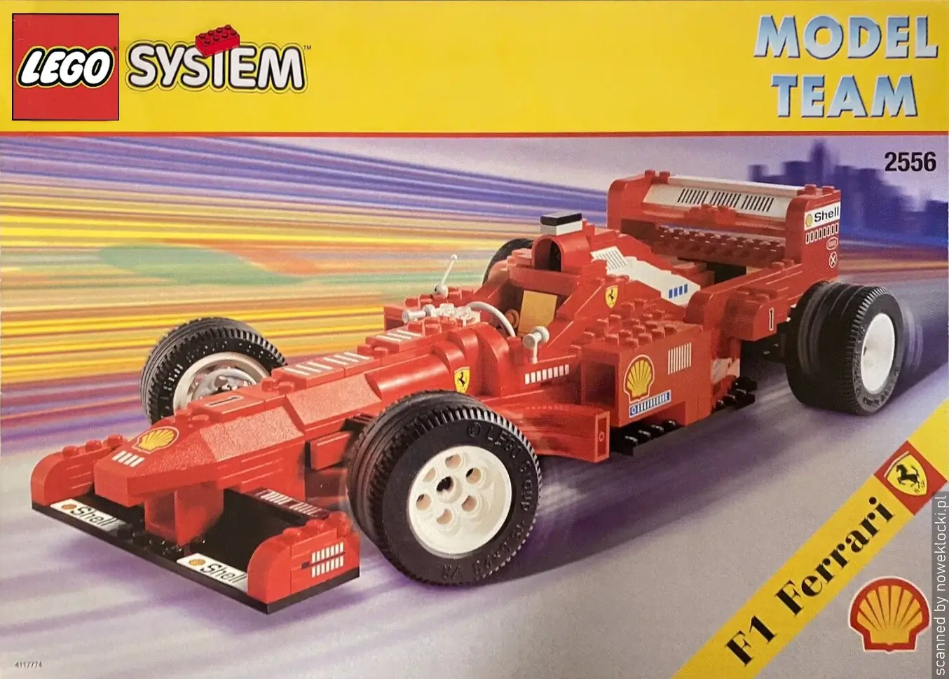 Zdjęcie zestawu 2556 z serii LEGO® Model Team – Samochód wyścigowy F1 Ferrari