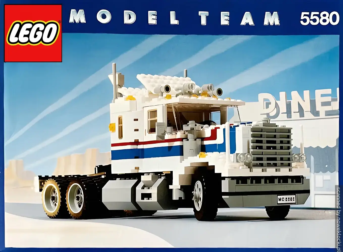 Zdjęcie zestawu 5580 z serii LEGO® Model Team – Ciągnik siodłowy