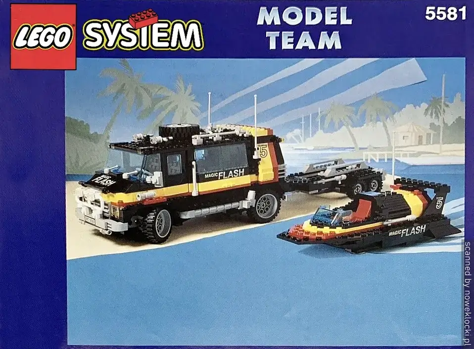 Zdjęcie zestawu 5581 z serii LEGO® Model Team – Magiczna Błyskawica