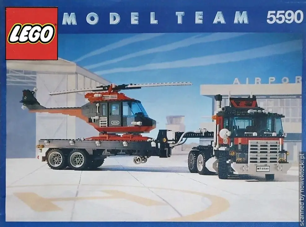 Zdjęcie zestawu 5590 z serii LEGO® Model Team – Transporter śmigłowca