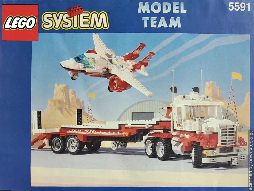 Zdjęcie zestawu 5591 z serii LEGO® Model Team – Czerwony Ptak MACH II