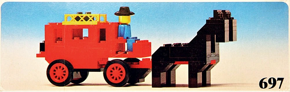 Dyliżans - zestaw LEGO® nr 697