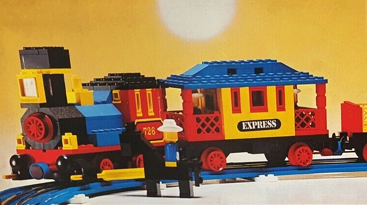 Westernowy pociąg - zestaw LEGO® nr 726