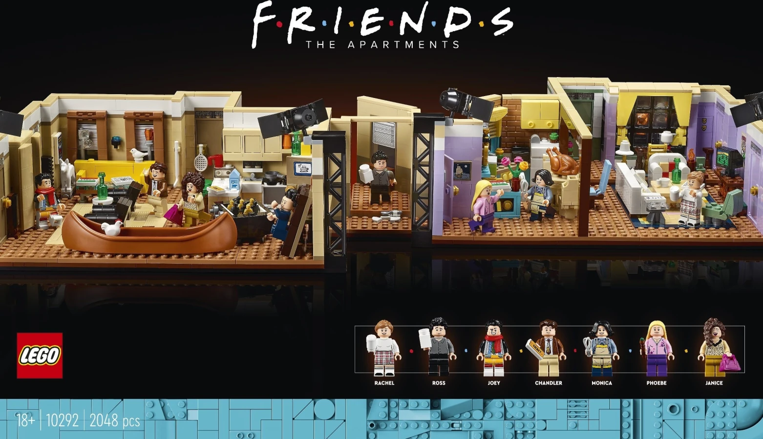 Mieszkania z serialu Przyjaciele z klocków LEGO®