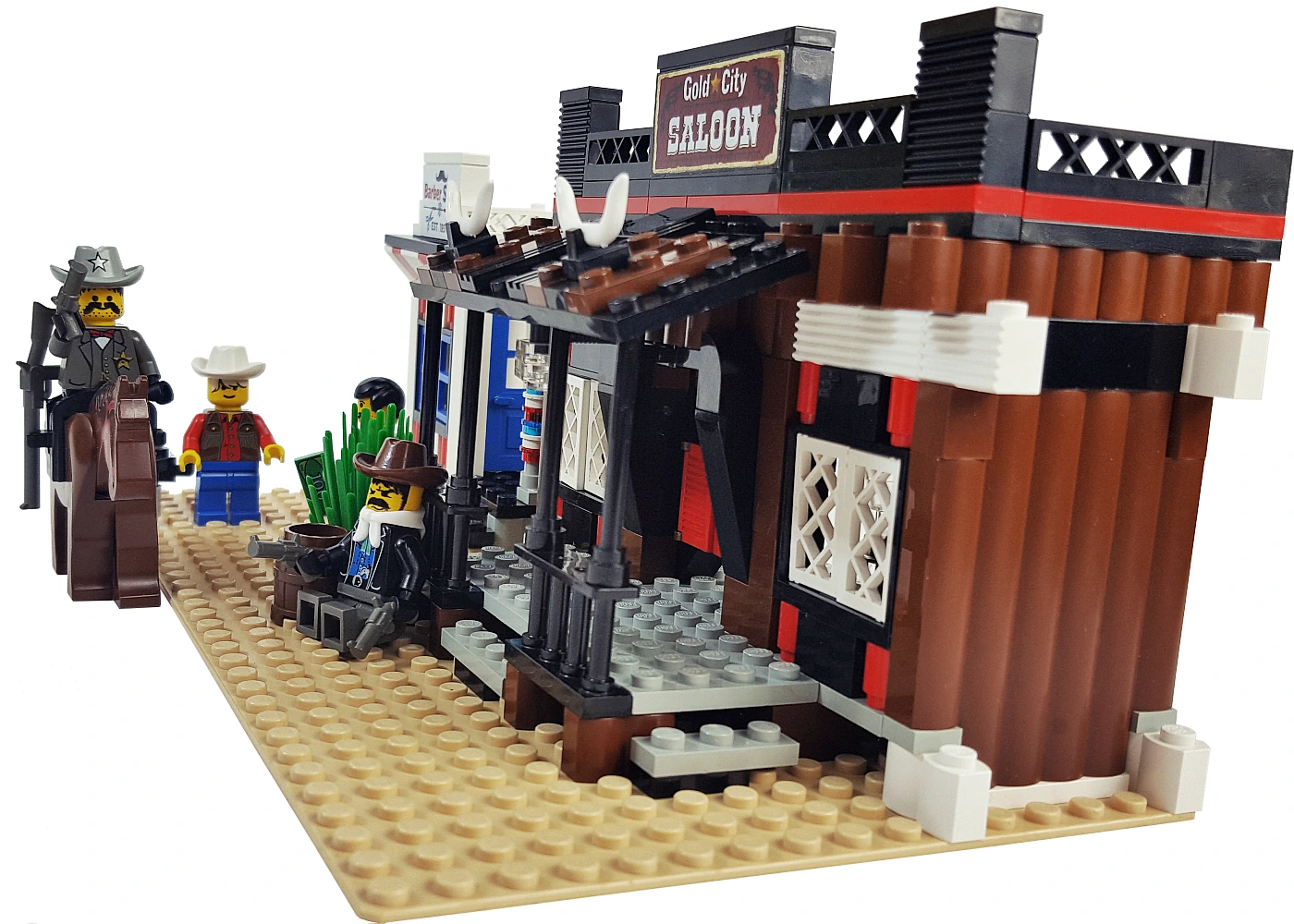 Zdjęcie Saloon z boku z tematyki LEGO® Western