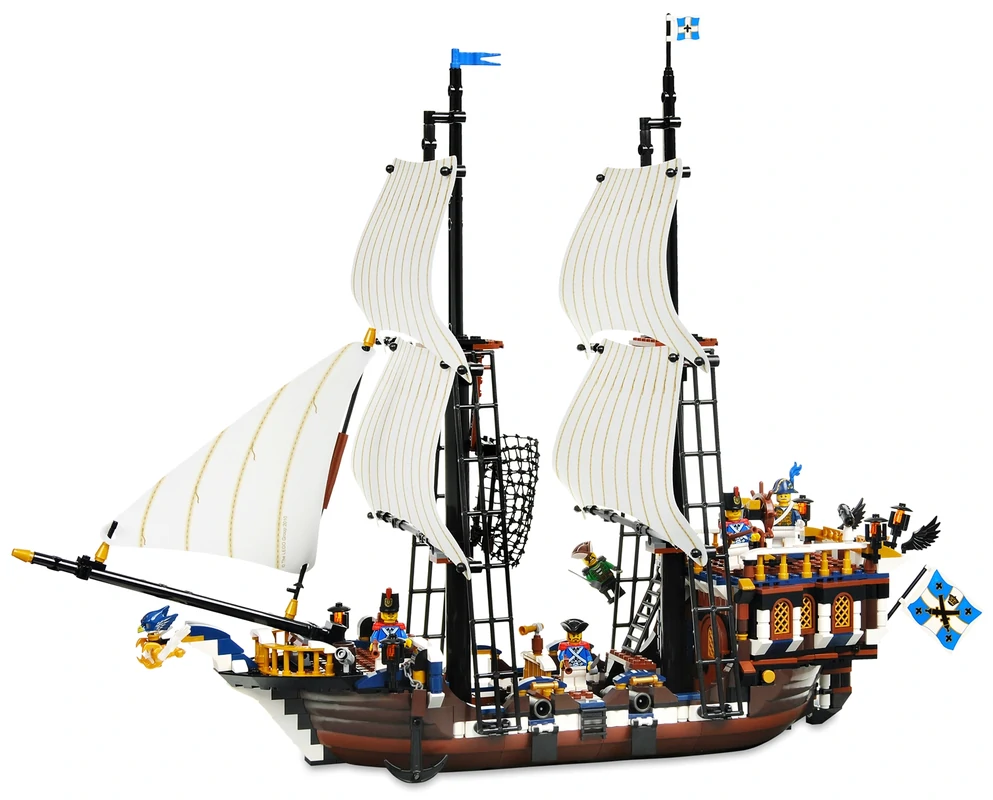 Okręt żołnierzy Admirals Eagle z klocków LEGO®