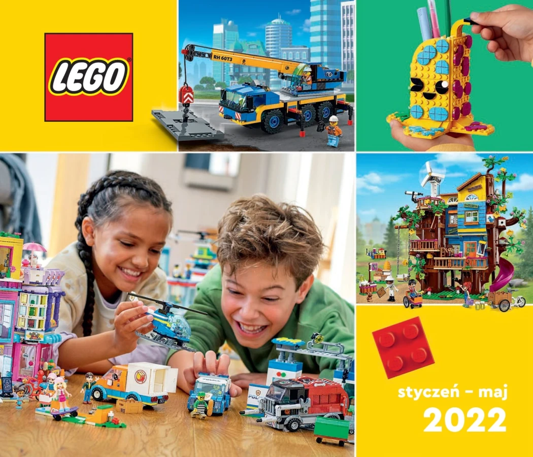Okładka katalogu zestawów LEGO® na styczeń-maj 2022