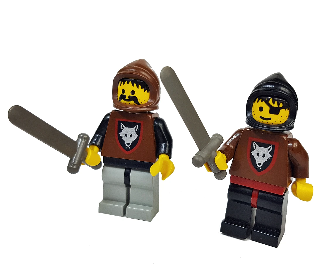 Dwie figurki Ludzi Wilka z serii LEGO® Castle