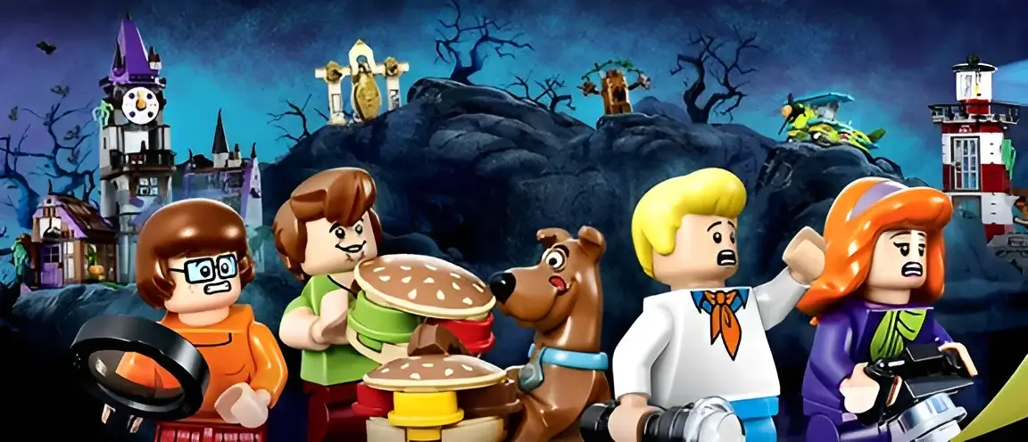 Figurki LEGO® przedstawiające postacie z serialu Scooby-Doo™