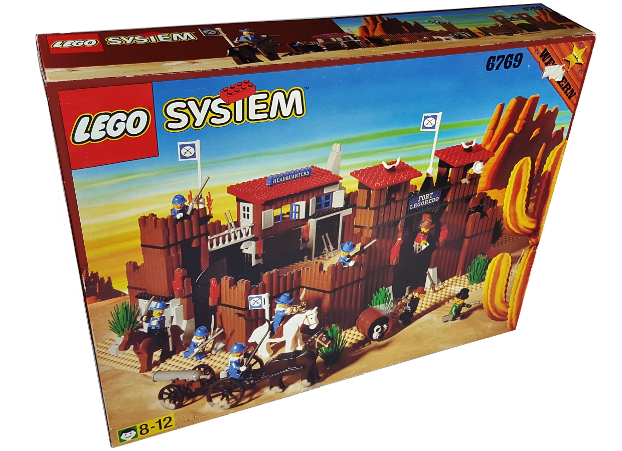 Pudełko zestawu 6769 z serii LEGO® z serii Western - fort Legoredo