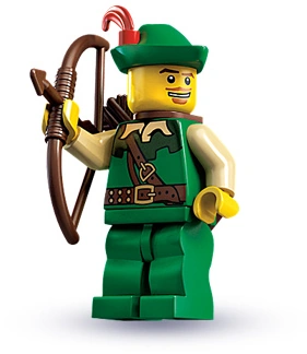 Figurka LEGO® Forestmen - leśnego łucznika