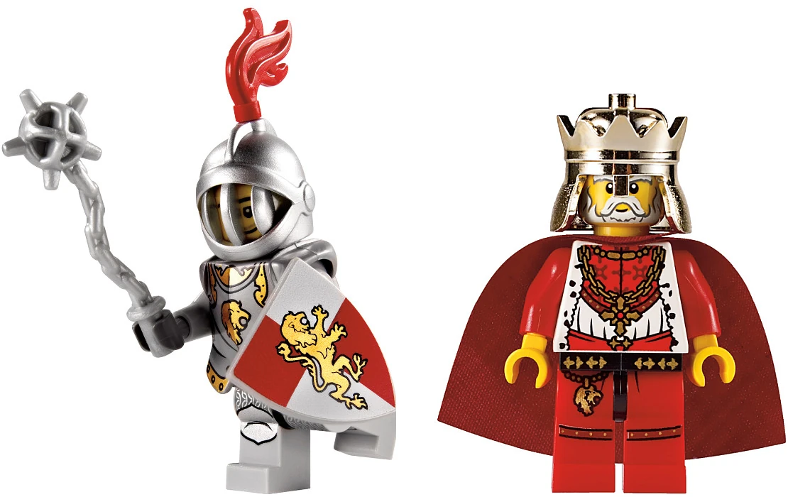Figurka króla i rycerza z serii LEGO® Castle Kingdoms