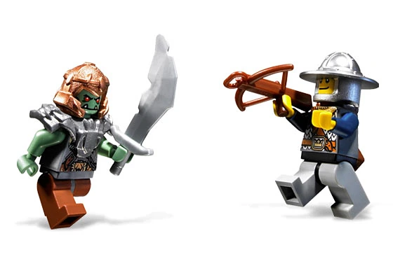 Pojedynek trolla i rycerza z serii LEGO® Castle