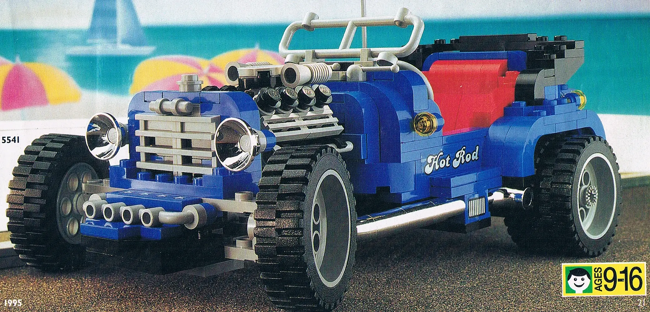 Wyścigowy Hot Rod nr 5541 z serii LEGO® Model Team