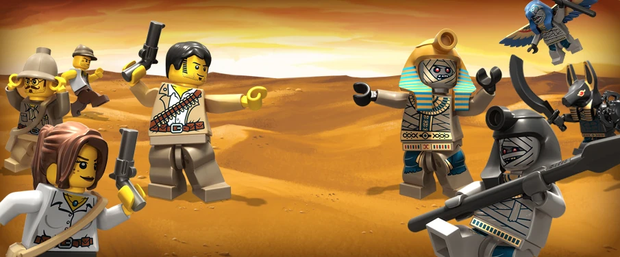 Figurki LEGO® - postacie z serii Pharaohs Quest