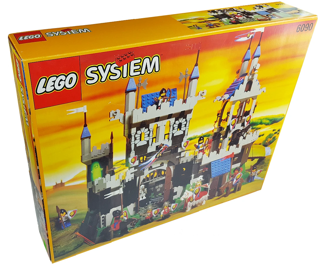 Pudełko zestawu LEGO® 6090 - zamek króla Lwa z serii Castle