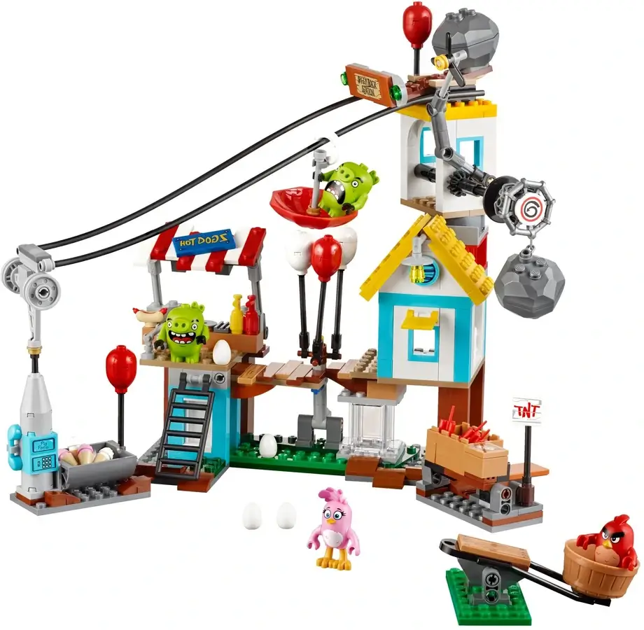 Miasto świnek Pig City z serii LEGO® Angry Birds™