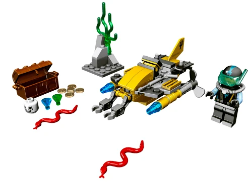 Podwodny poszukiwacz skarbów z serii LEGO® Aqua Raiders