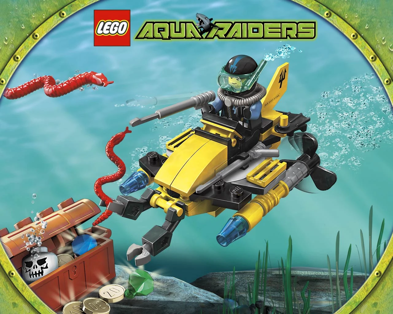 Zdjęcie zestawu 7770 z serii LEGO® Aqua Raiders – Poszukiwacz skarbów