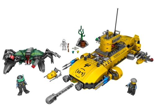 Podwodna łódź i rak-miażdżyciel z serii LEGO® Aqua Raiders