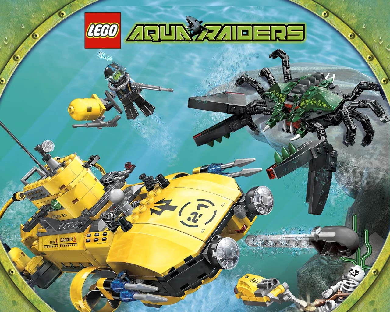Zdjęcie zestawu 7774 z serii LEGO® Aqua Raiders –  Rak-miażdżyciel
