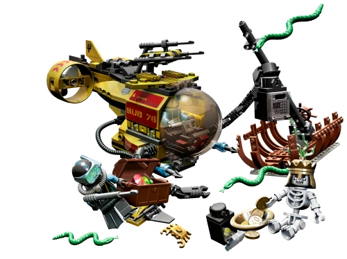 Wrak statku na dnie z serii LEGO® Aqua Raiders