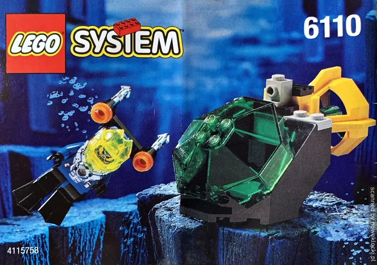 Zdjęcie zestawu 6110 z serii LEGO® Aquazone – Kapsuła Akwanautów
