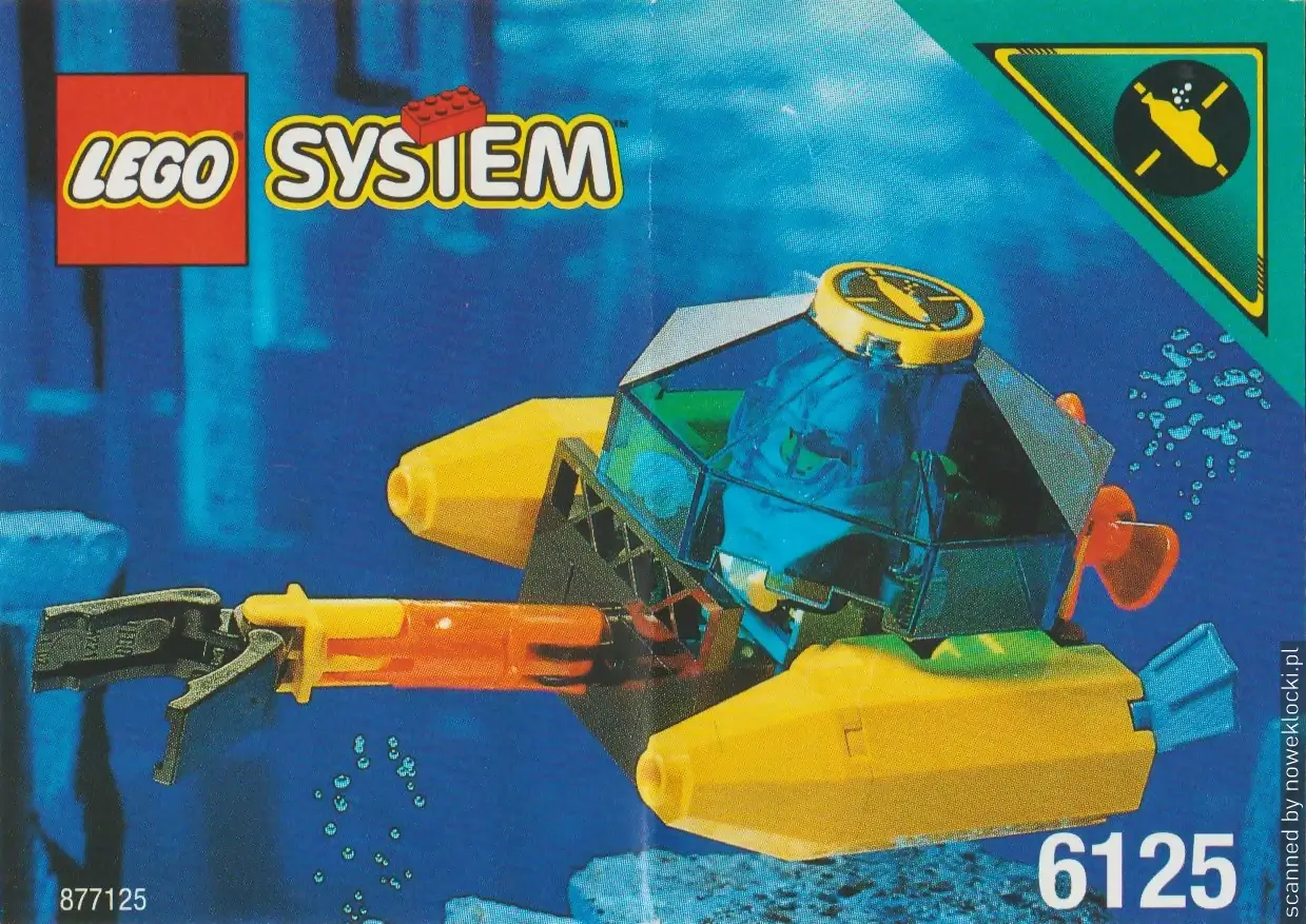 Zdjęcie zestawu 6125 z serii LEGO® Aquazone – Łódź Podwodna Akwanauty