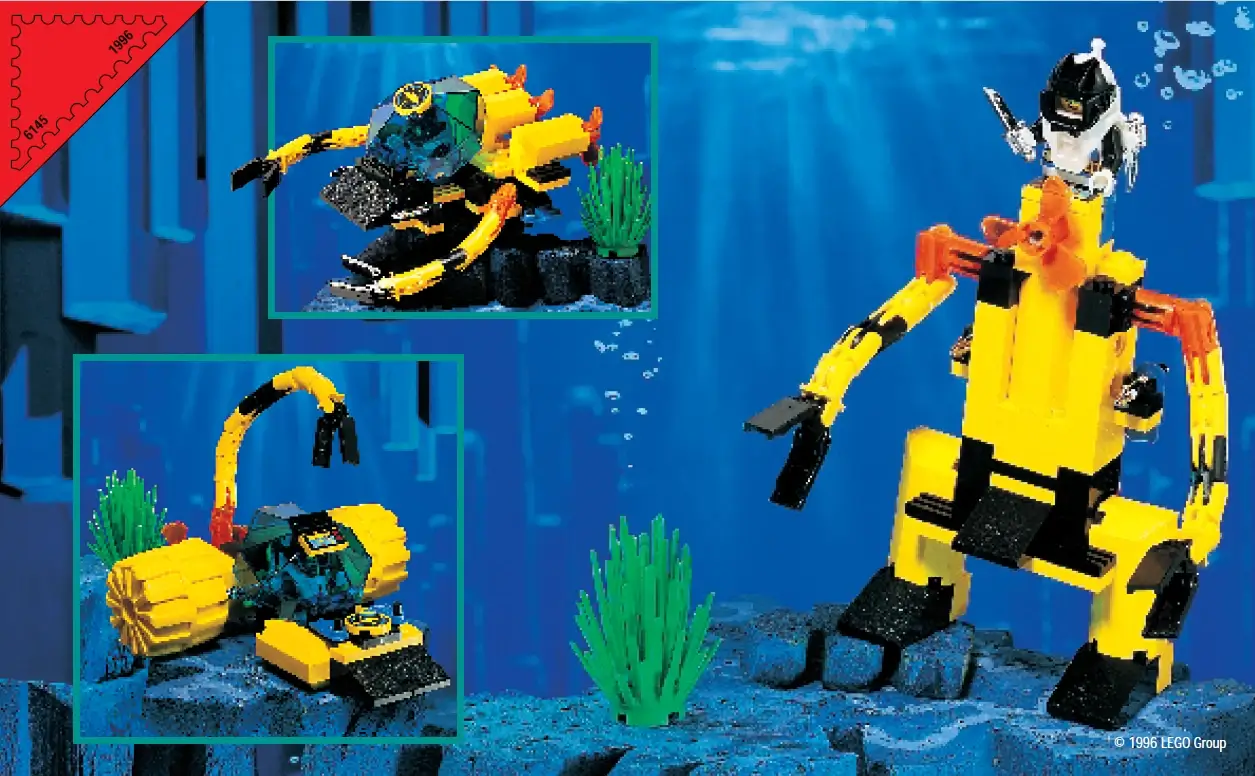 Tył instrukcji składania amfibii z serii LEGO® Aquazone