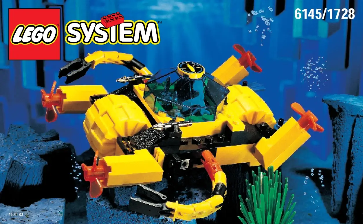 Zdjęcie zestawu 6145 z serii LEGO® Aquazone – Pojazd wodno-lądowy Akwanautów