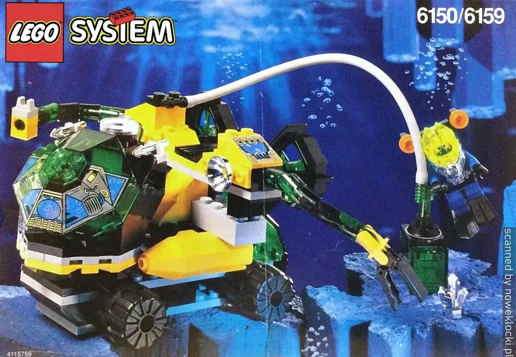 Zdjęcie zestawu 6150 z serii LEGO® Aquazone – Wykrywacz Kryształów