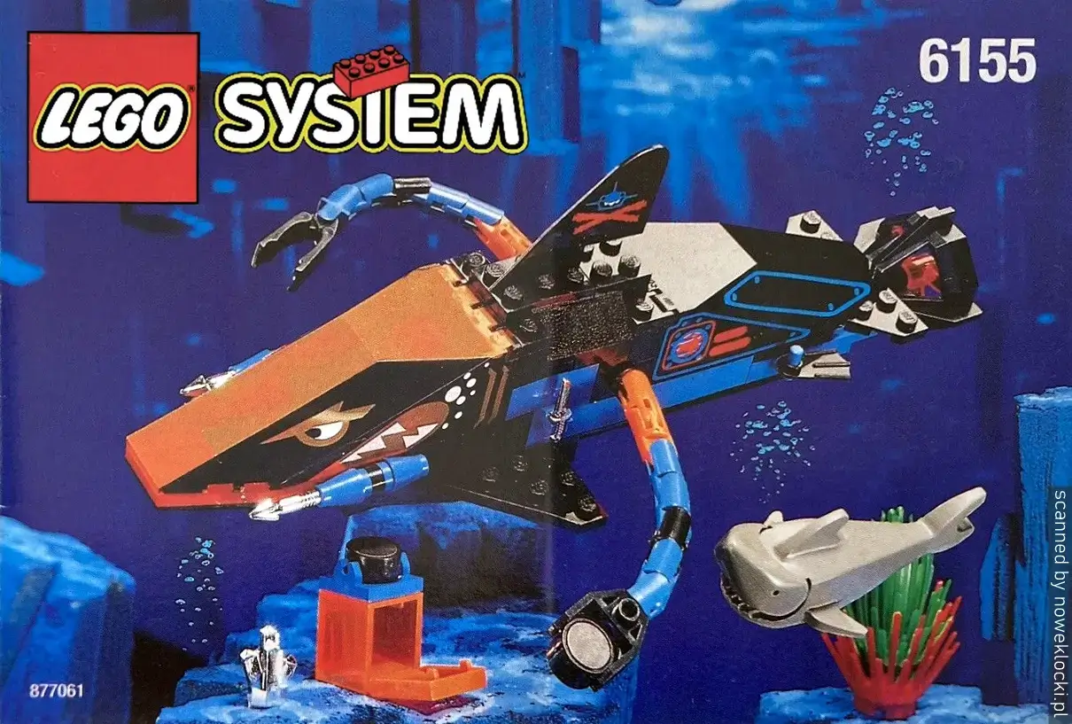 Zdjęcie zestawu 6155 z serii LEGO® Aquazone – Łódź Podwodna Akwarekin