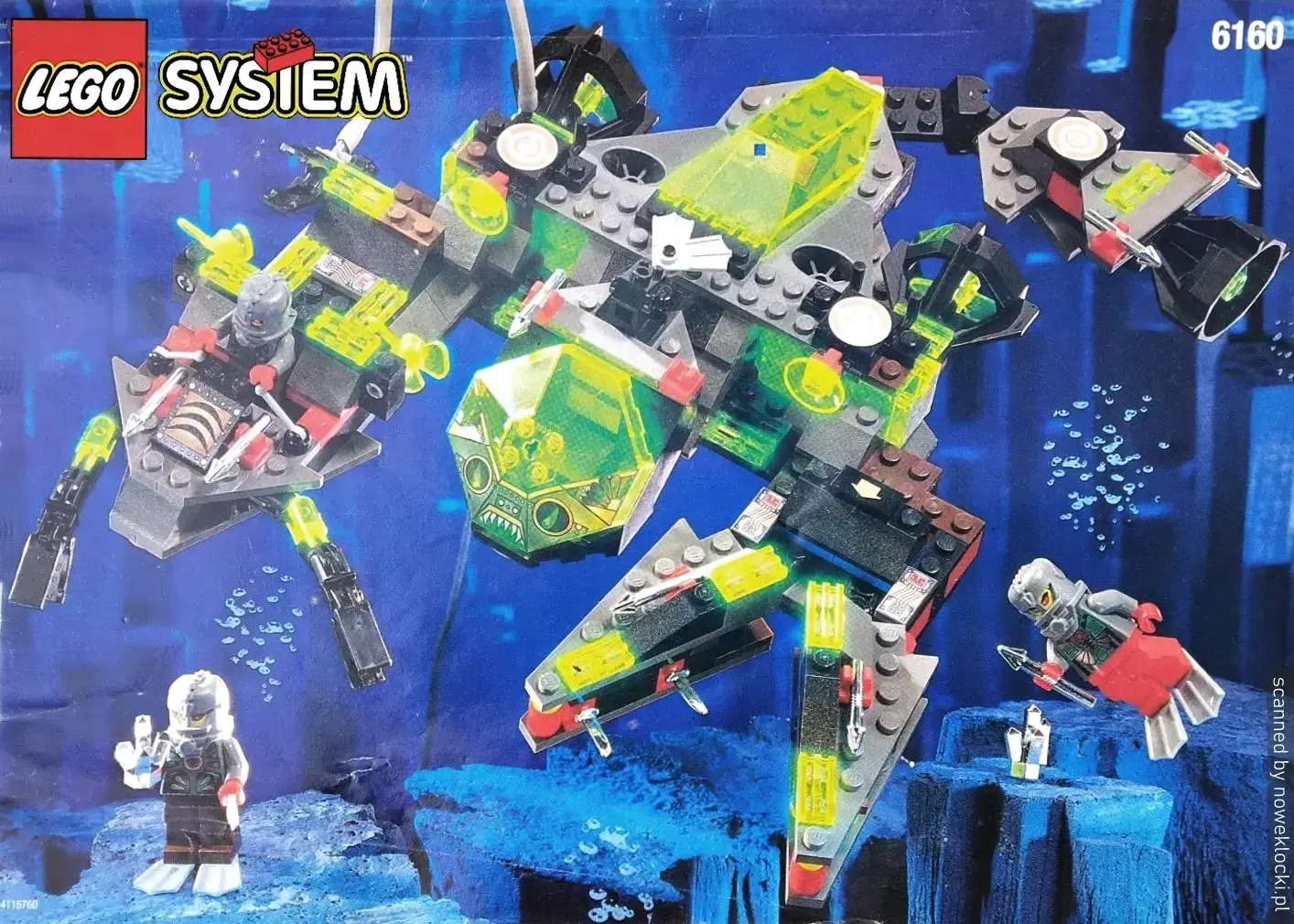 Zdjęcie zestawu 6160 z serii LEGO® Aquazone – Langusta