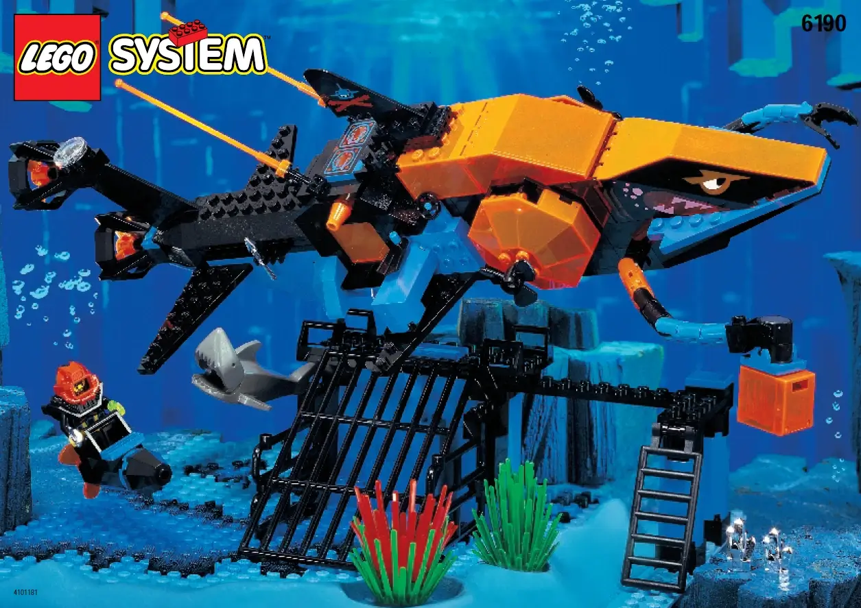 Zdjęcie zestawu 6190 z serii LEGO® Aquazone – Baza Akwarekinów