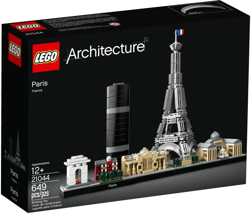 Pudełko zestawu 21044 z serii LEGO® Architecture – Paryż