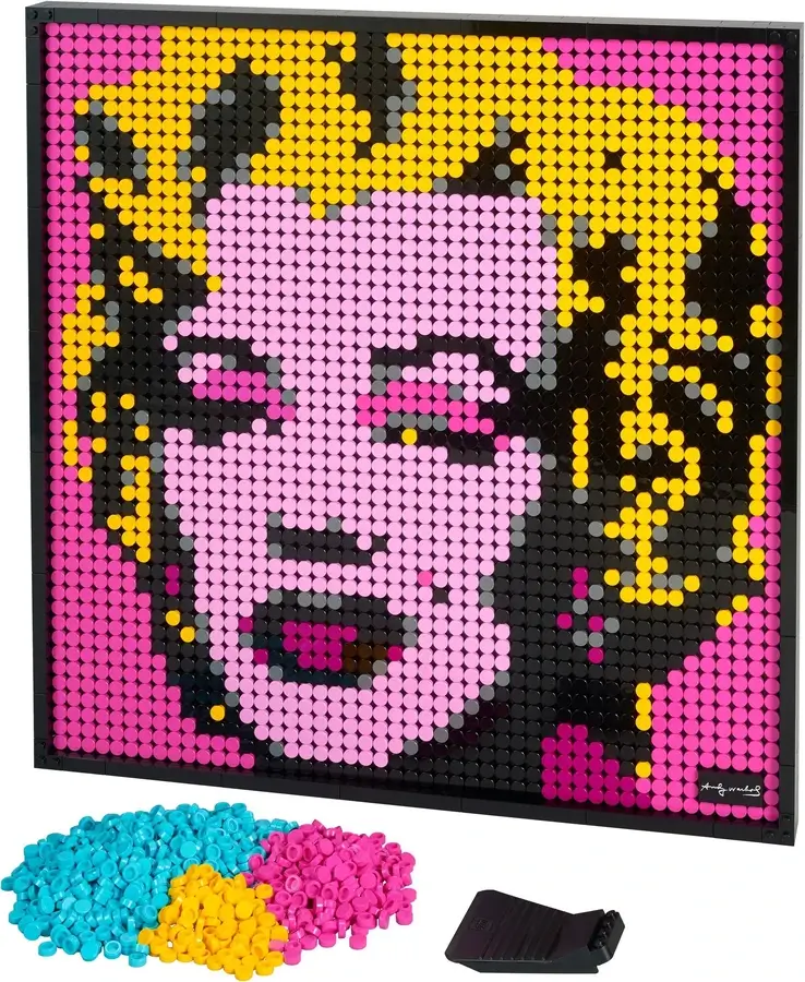 Twarz Marylin Monroe z serii LEGO® Art