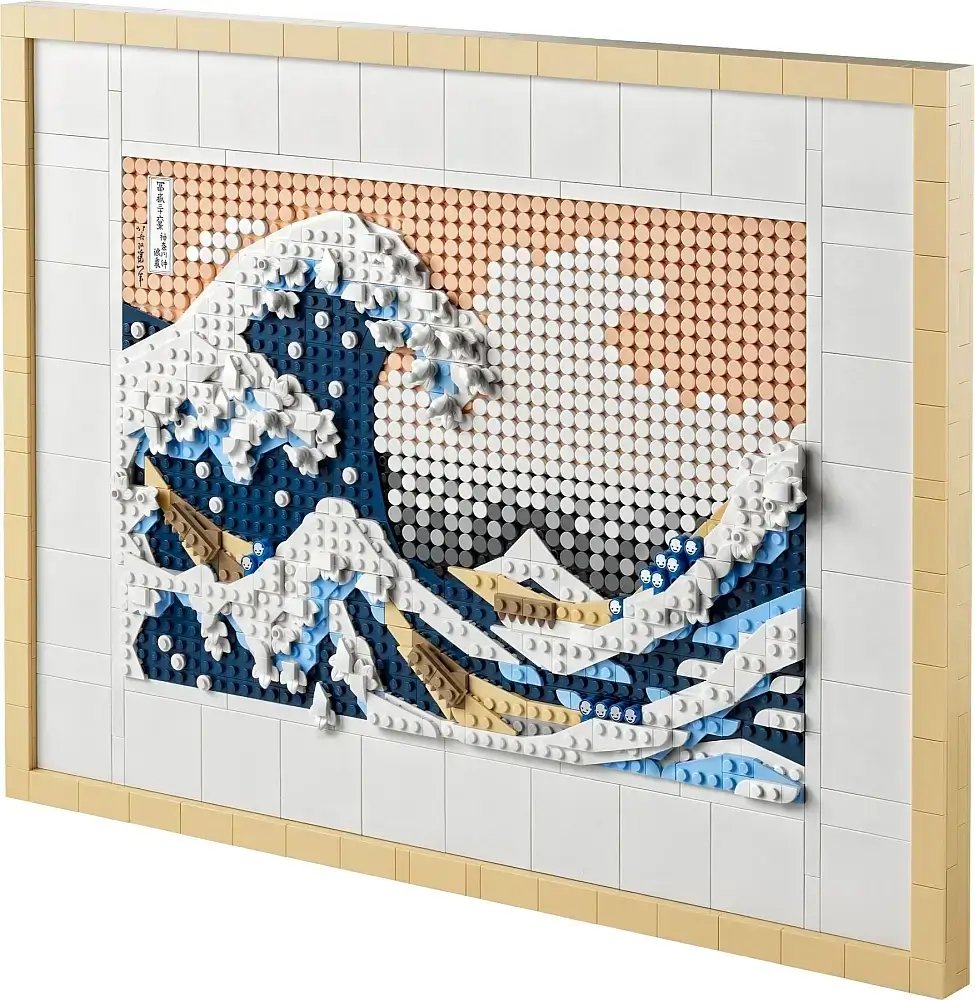 Hokusai – Wielka fala z klocków z serii LEGO® Art