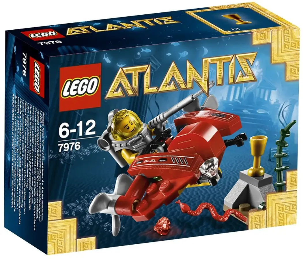 Pudełko zestawu 7976 z serii LEGO® Atlantis – ścigacz morski z nurkiem